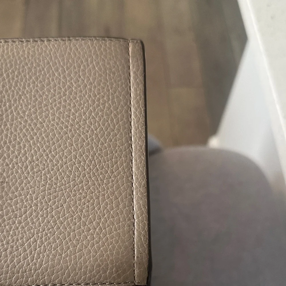 Tory Burch Gray Leather Tote - Picture 8 of 9